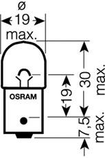 ����� 12V5W BA15s OSRAM 5007 (50756)